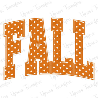 Simple Polka Dotted Fall Arch