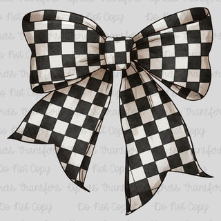 Simple Relaxed Checkered Bow