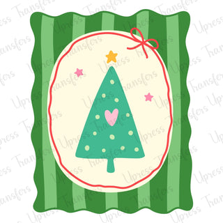 Simple Tree Striped Frame