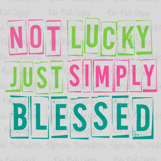 Simply Blessed Stamp