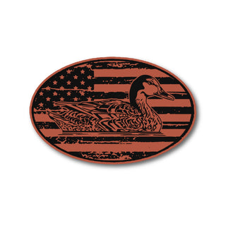 Sitting Mallard Flag
