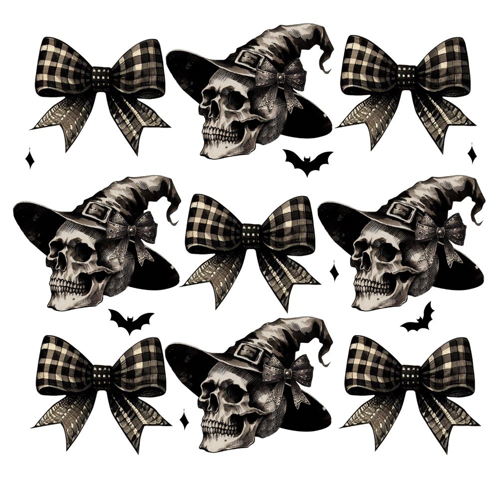 Skeleton Black Bows