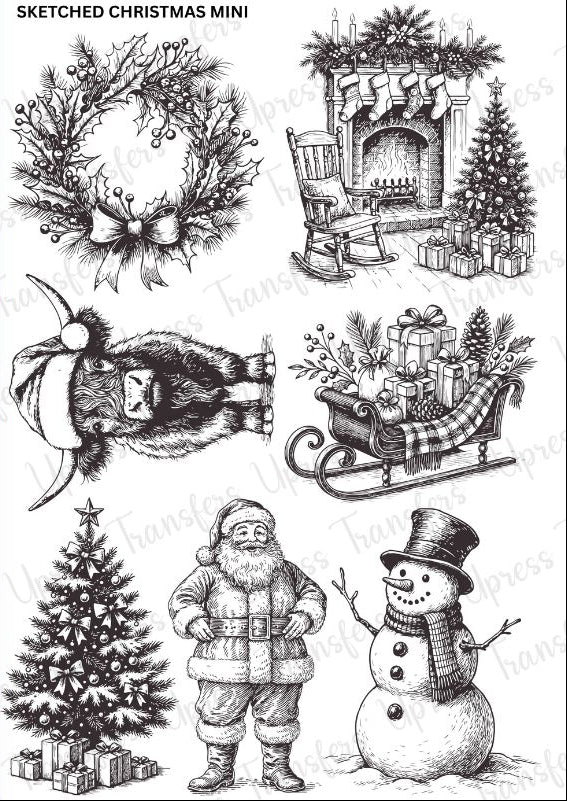Sketched Christmas Mini