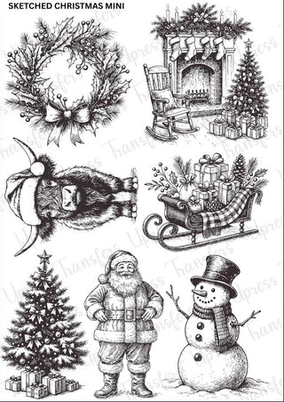 Sketched Christmas Mini