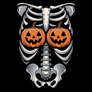Skull Body and Pumpkin tatas