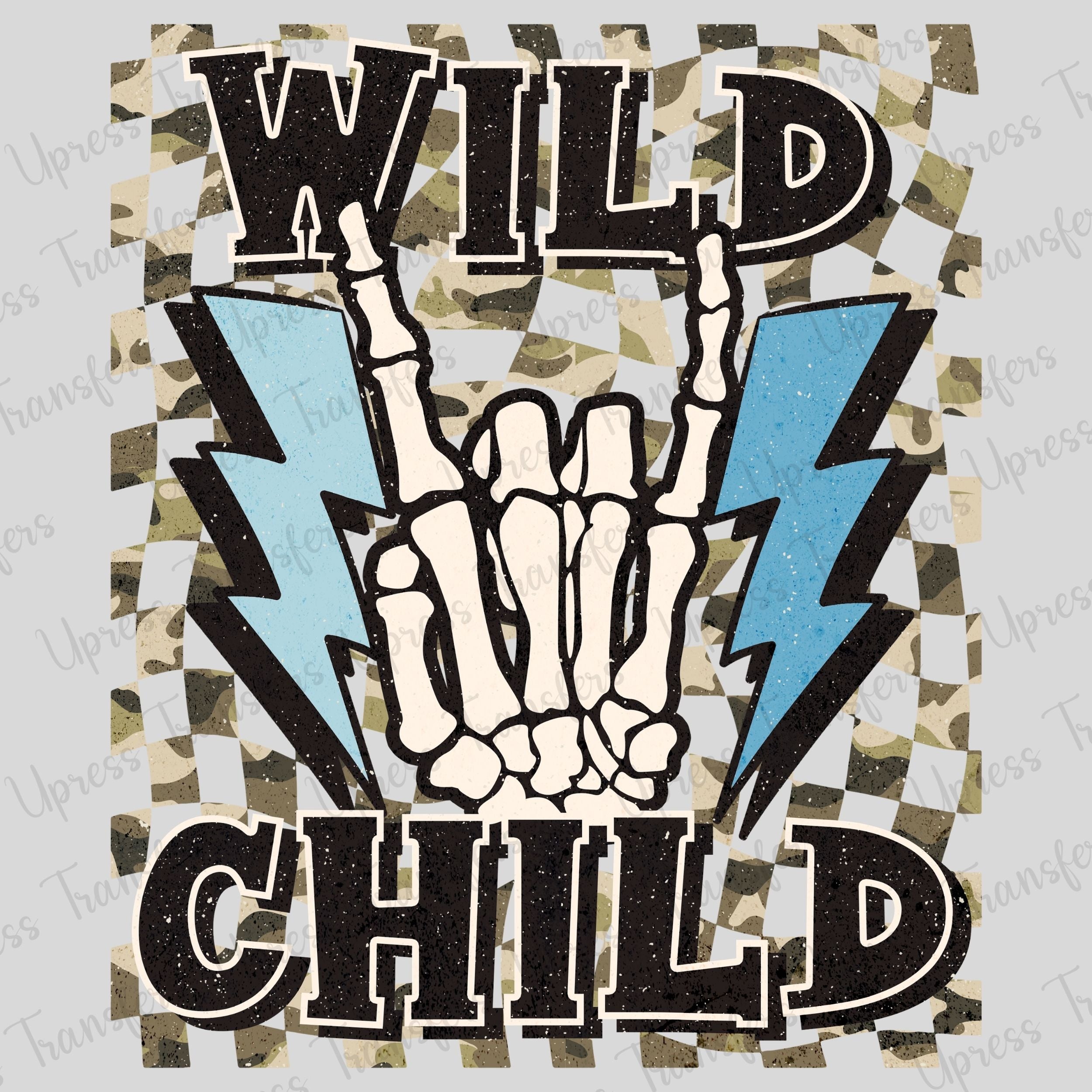 Skull Hand Wild Child