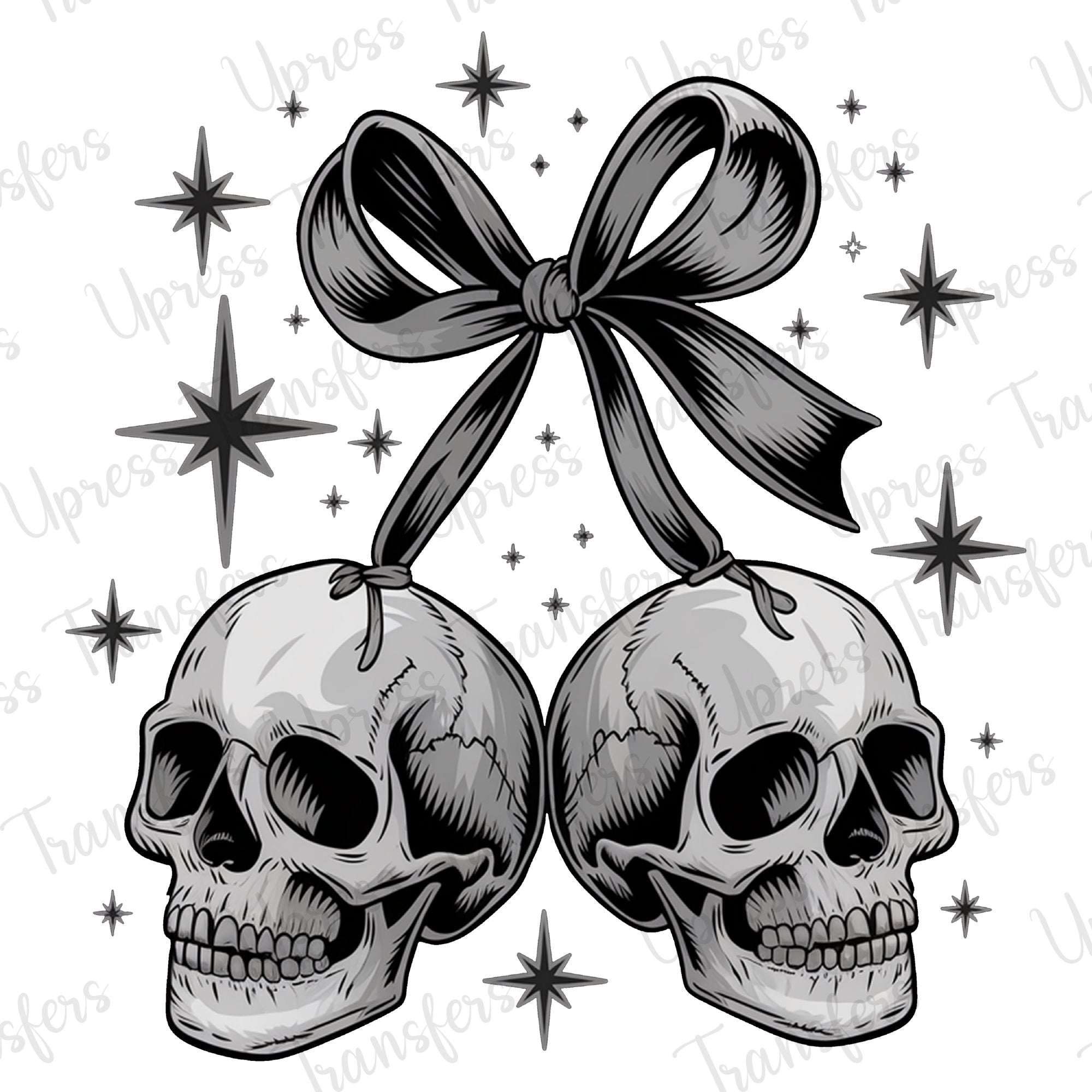 Skull Heads Duo Black