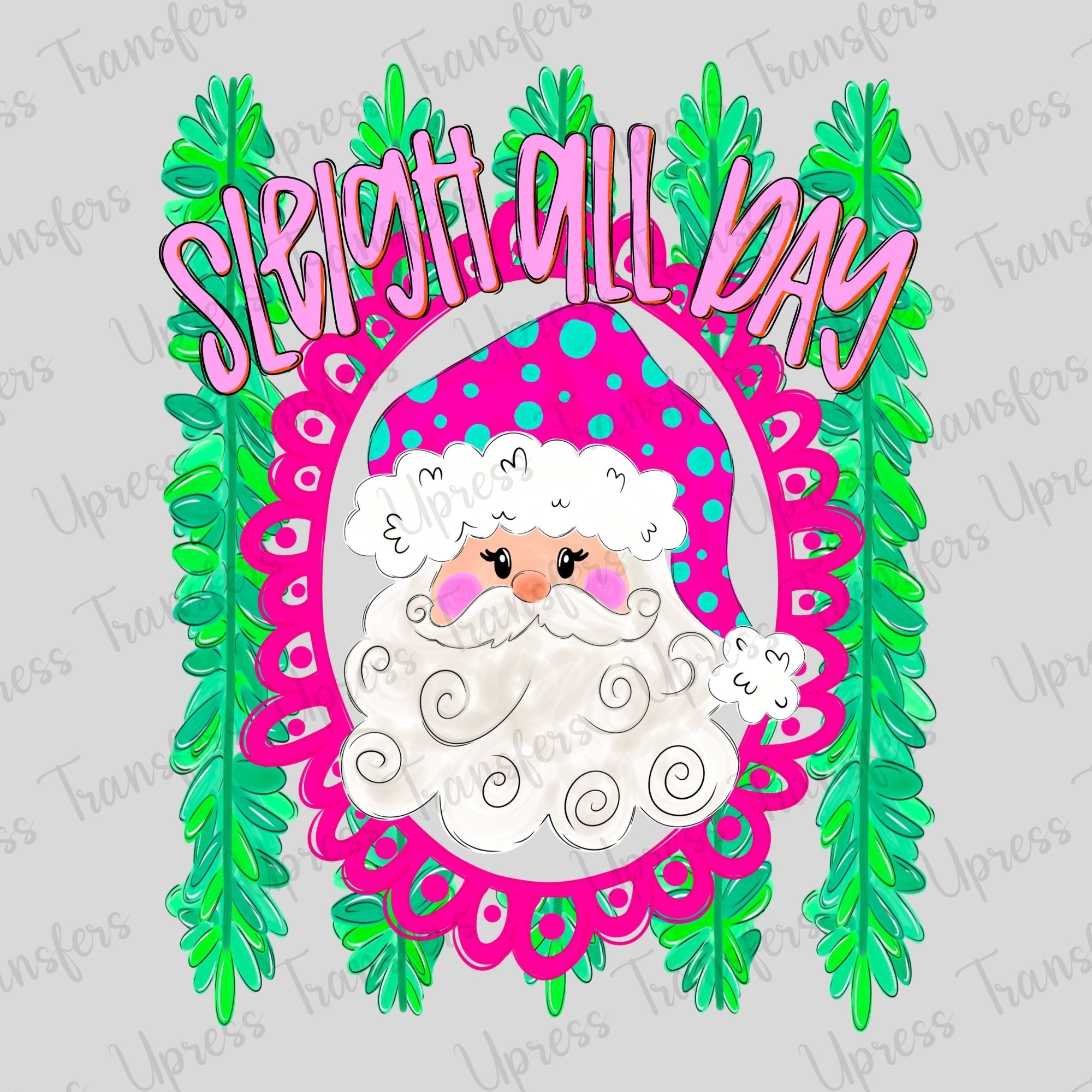 Sleigh All Day Greenery