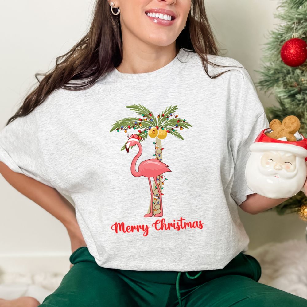 Christmas Flamingo