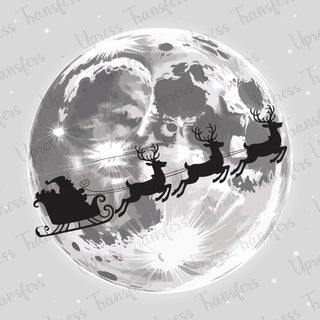 Sleighing Santa In The Sky