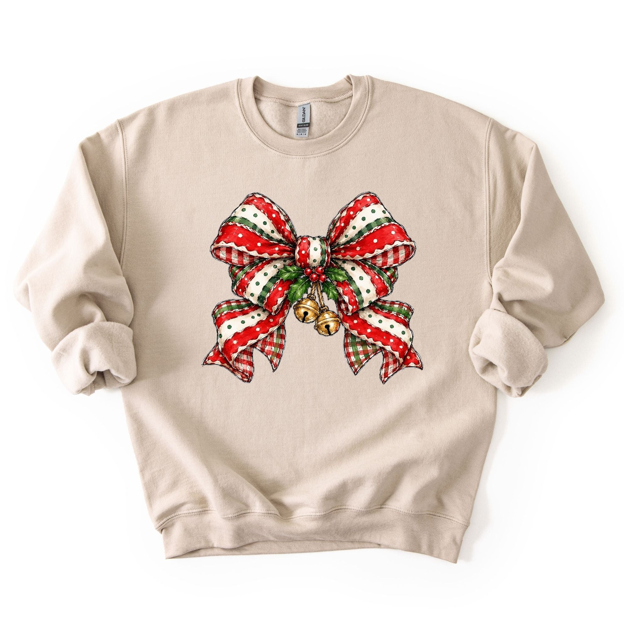 Small Dots Christmas Bow