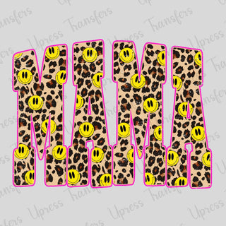 Smiley Cheetah Print Mama