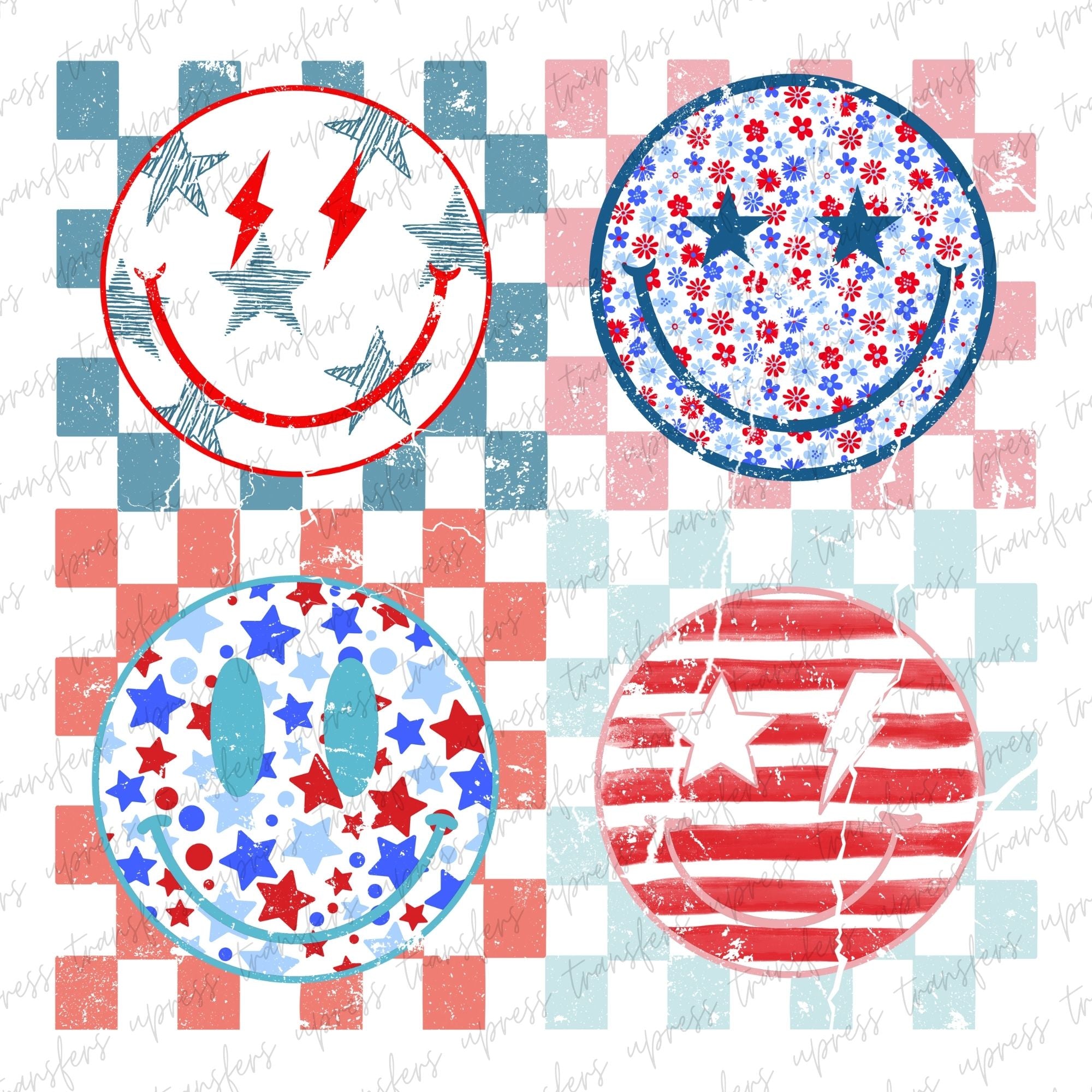 Smiley Collage USA