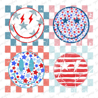 Smiley Collage USA