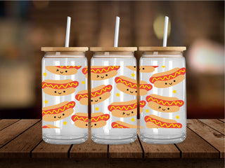 Smiley Hotdog 16 Oz Wrap