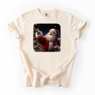 Smiling Santa Snow Flake