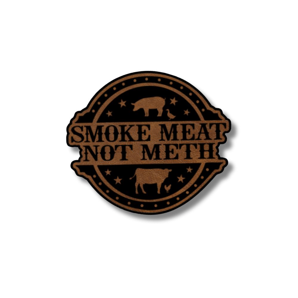 Smoke Meat Leatherette Patch