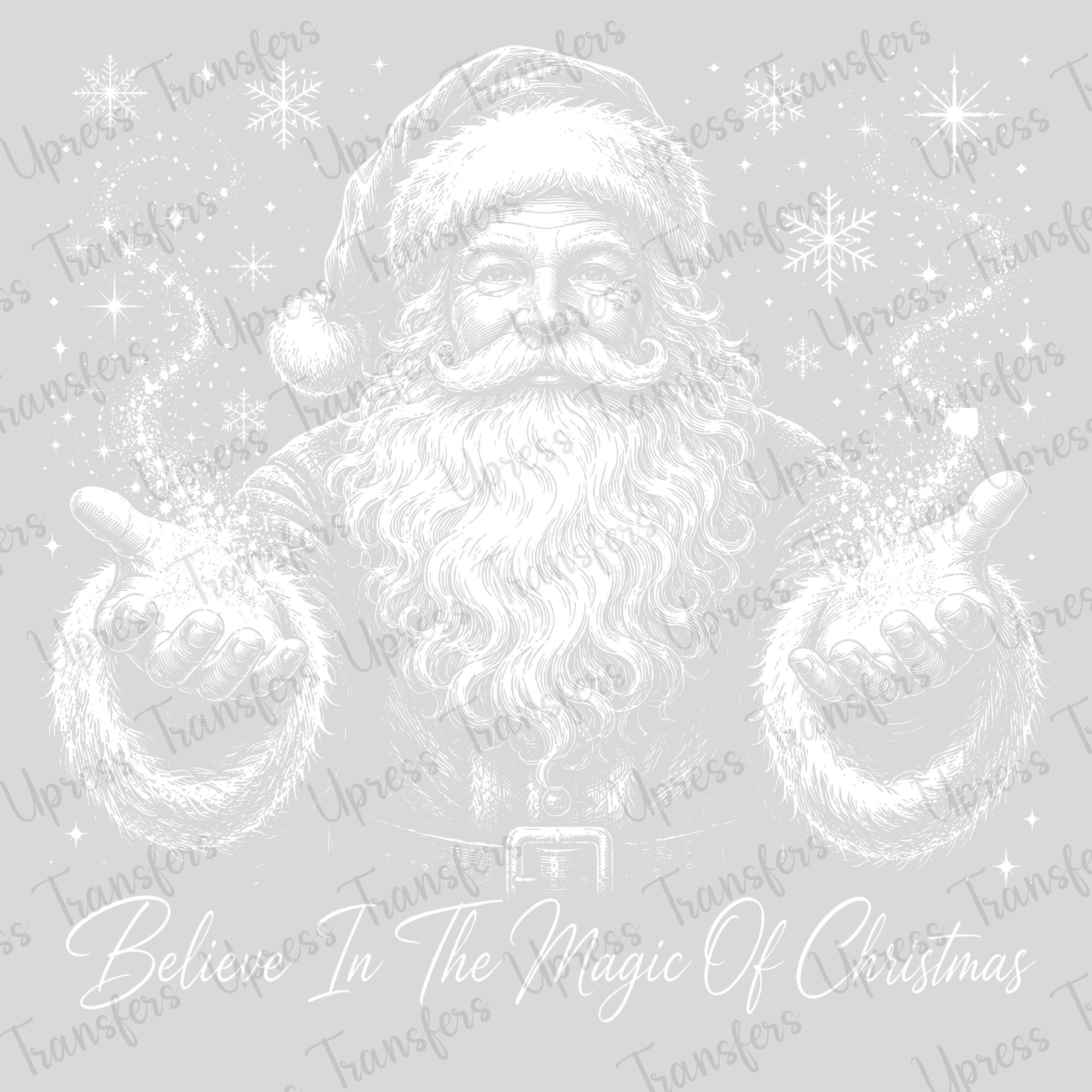Snow Flakes Santa