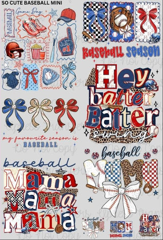 So Cute Baseball  Mini