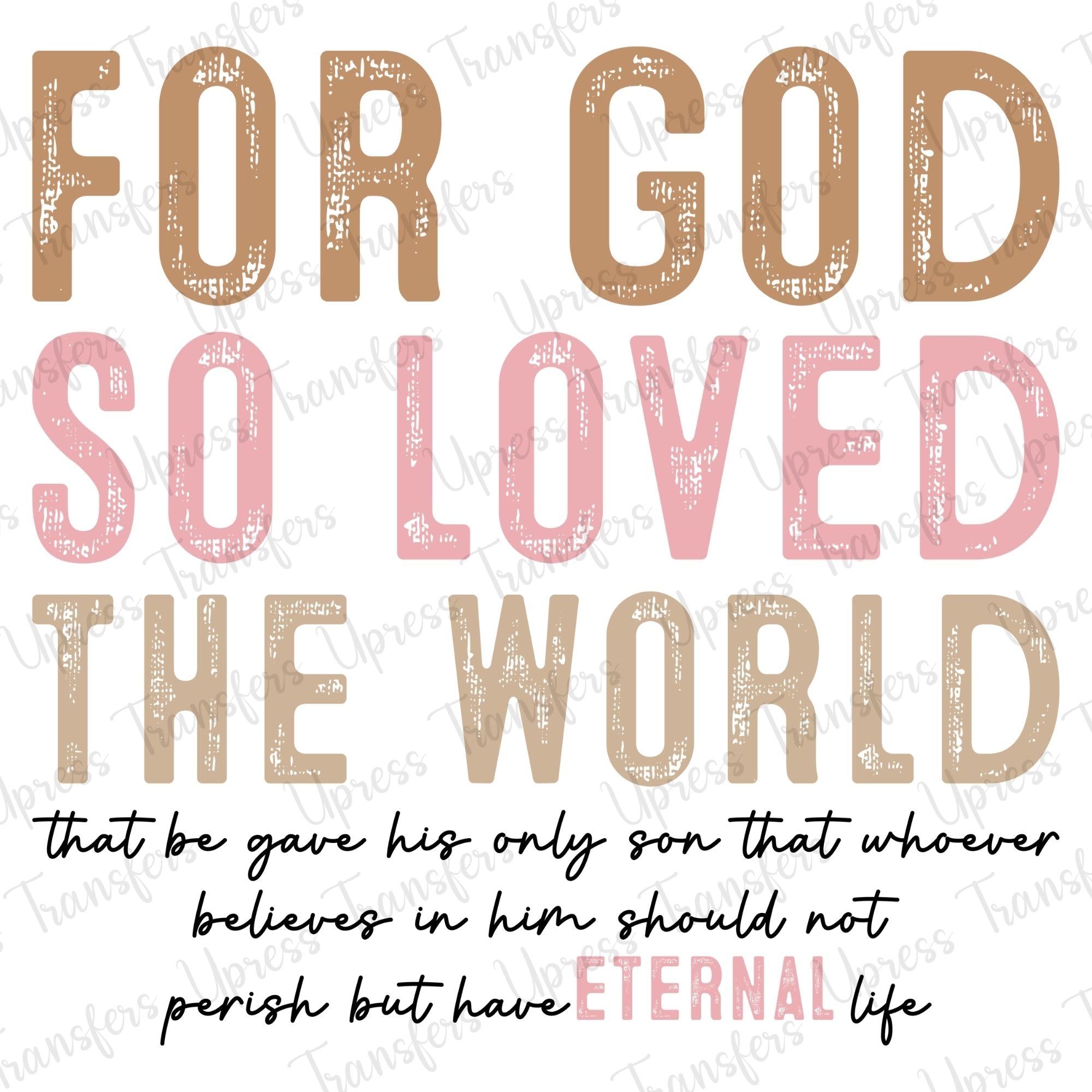 So Loved The World