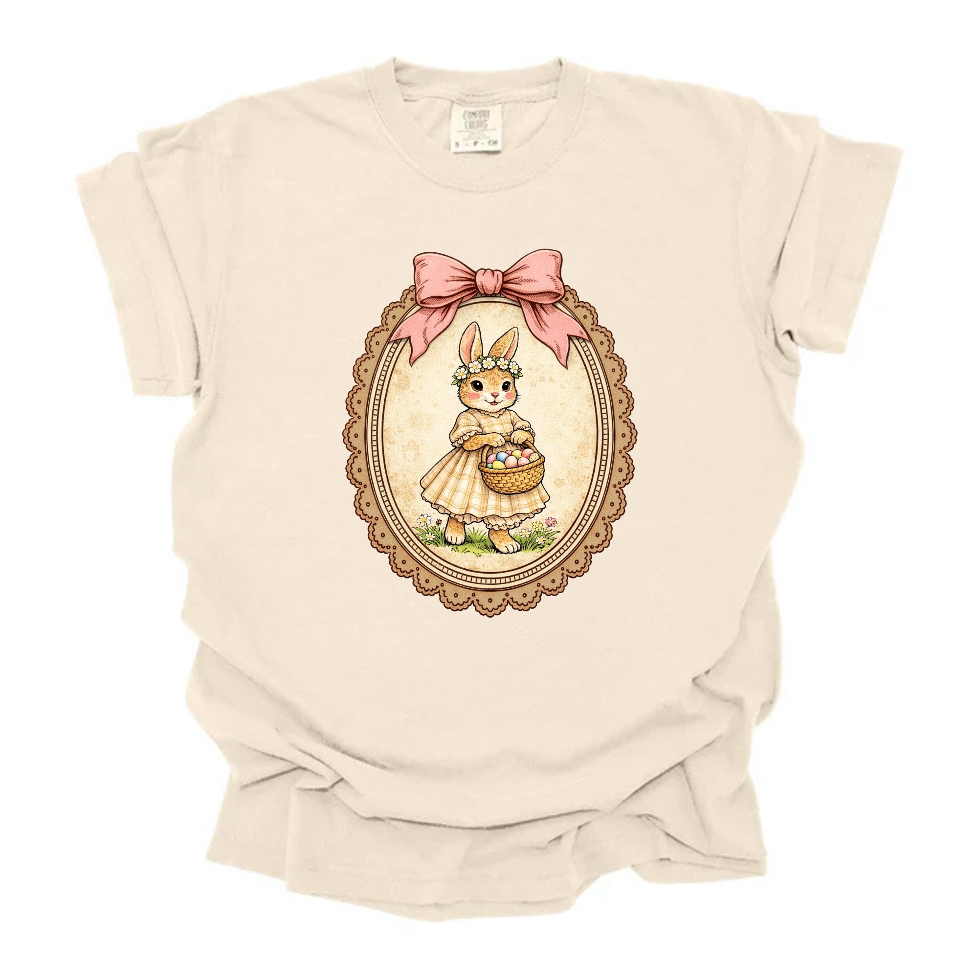 So Sweet Girly Bunny Vintage Frame
