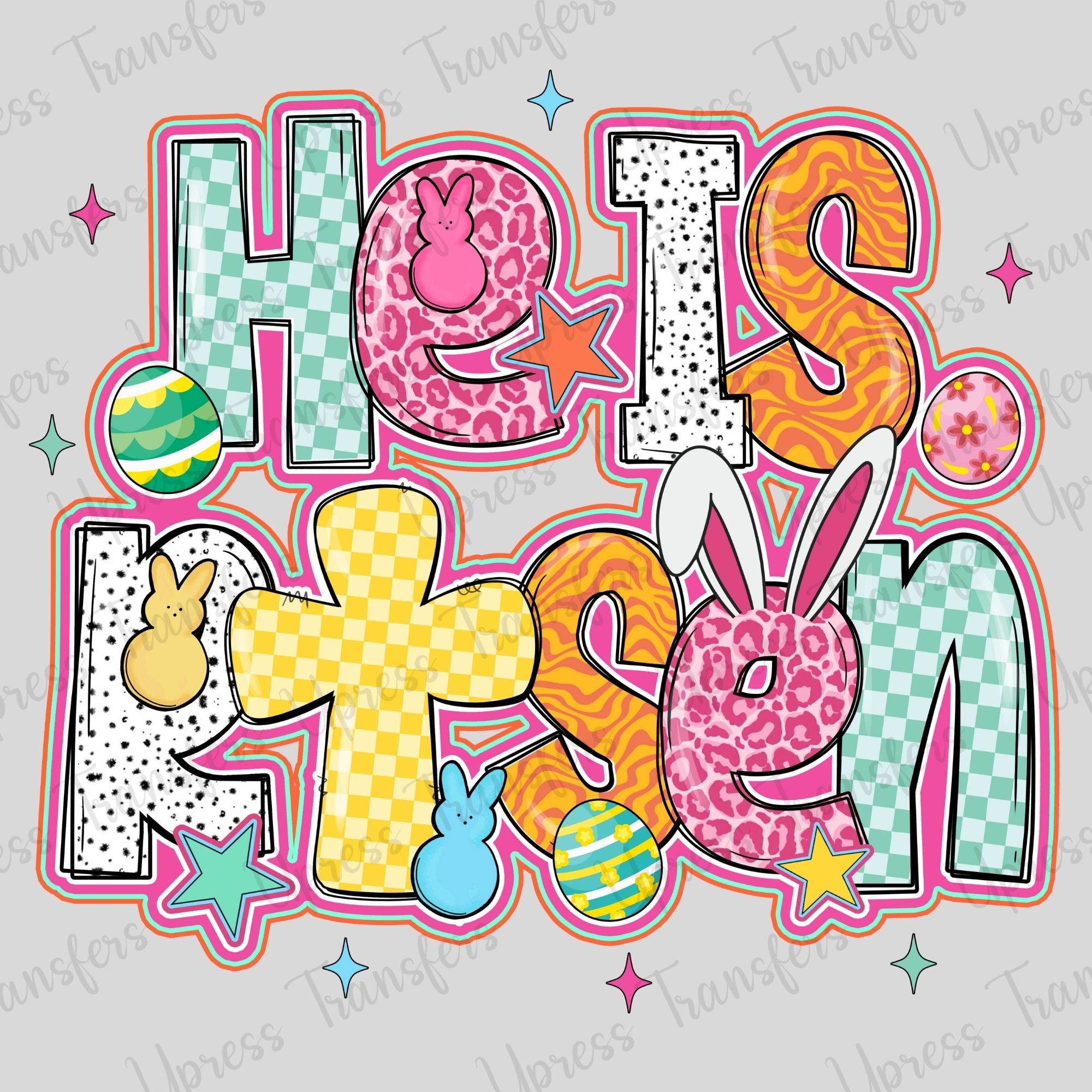 So Trendy He Is Risen Vibrant