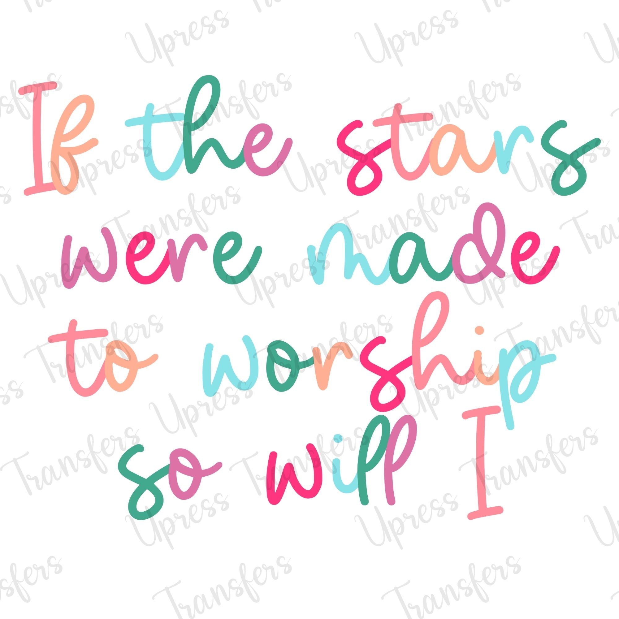So Will I Script
