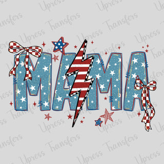 Soft Blue USA Mama Bolt