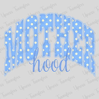 Soft Blue With Dots Mother Hood