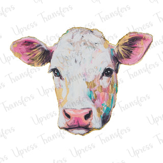 Soft Color Swatches Cow Head