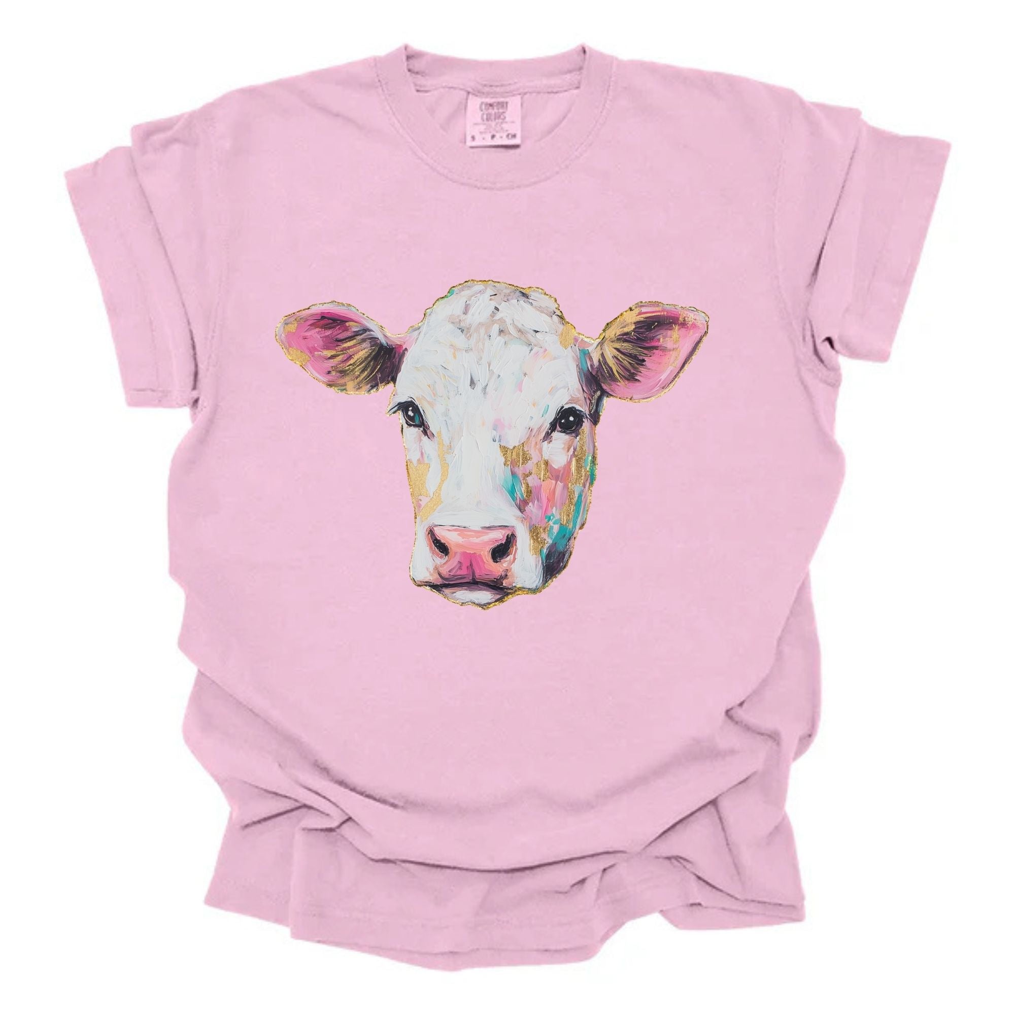 Soft Color Swatches Cow Head