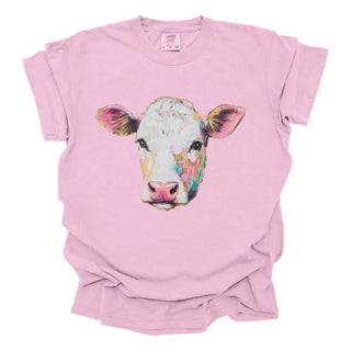 Soft Color Swatches Cow Head