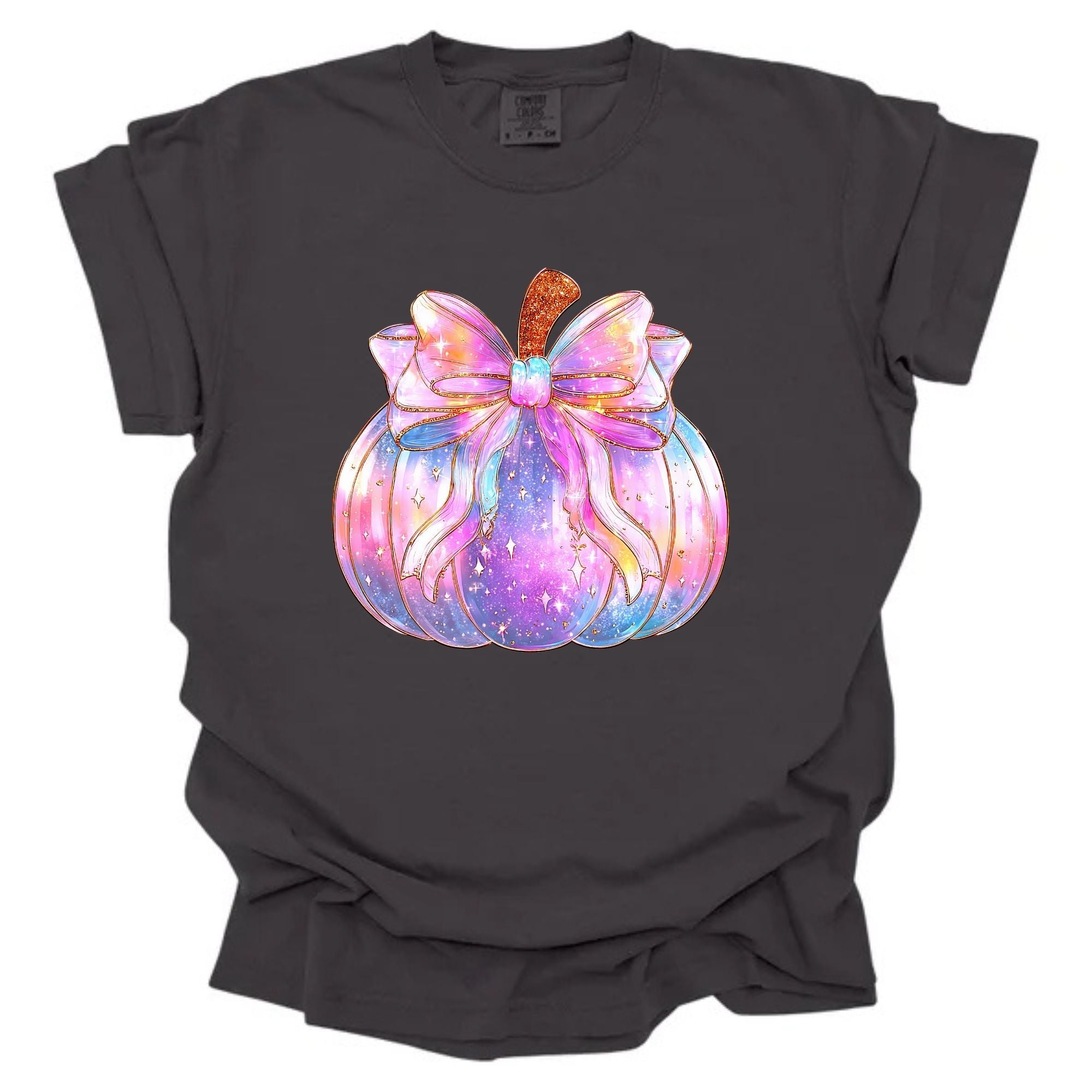 Soft Iridescent Glitter Pumpkin