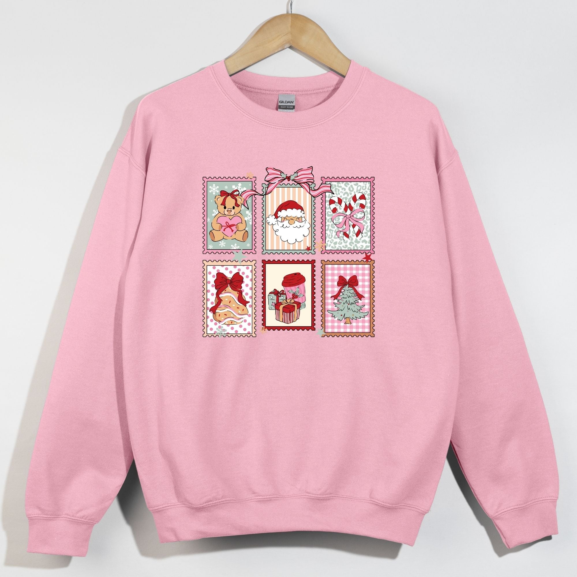 Soft Pastel Christmas Frames Collage