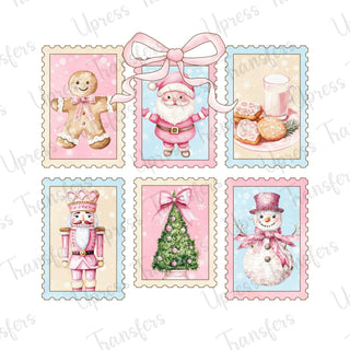 Soft Pastel Christmas Frames