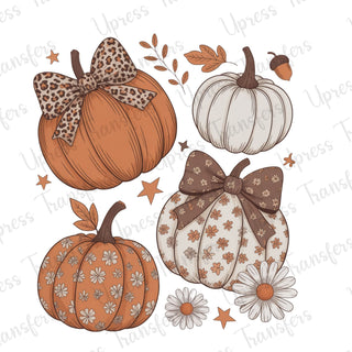 Soft Pastel Fall Pumpkins