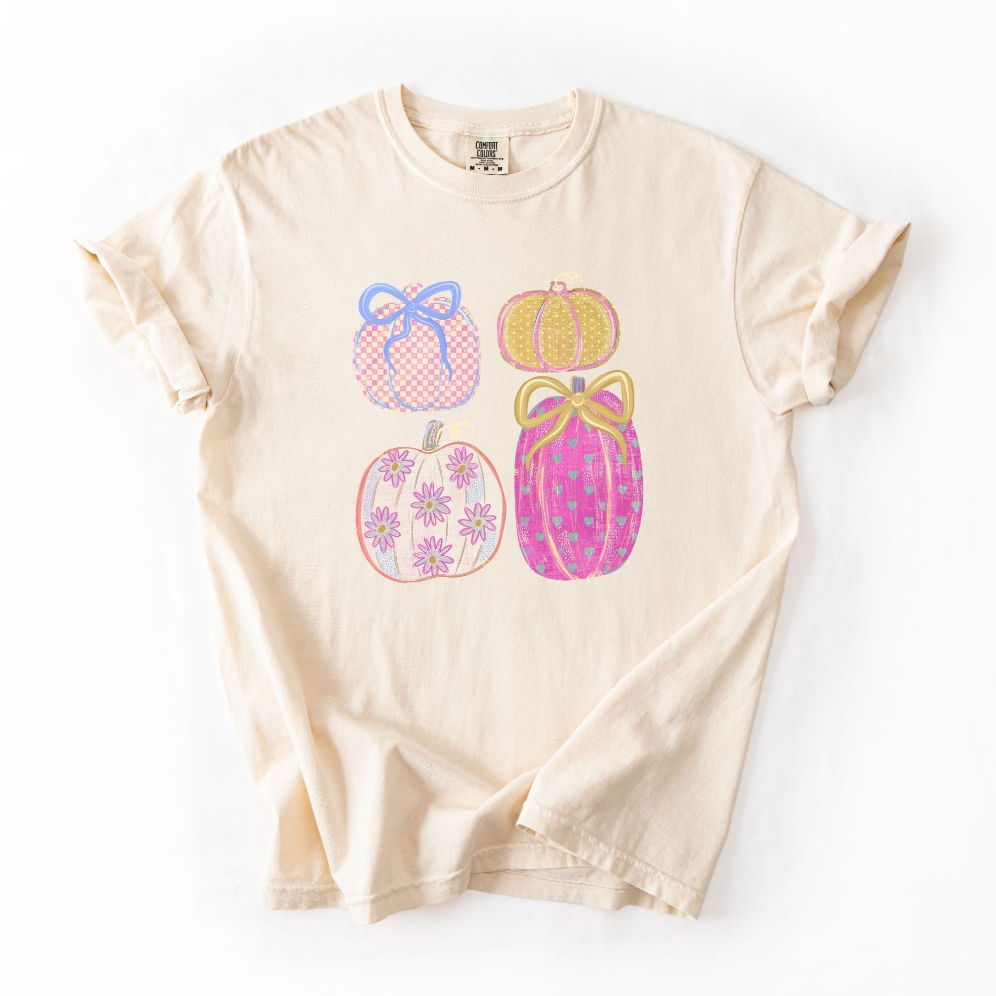Soft Pastel Pumpkins x4