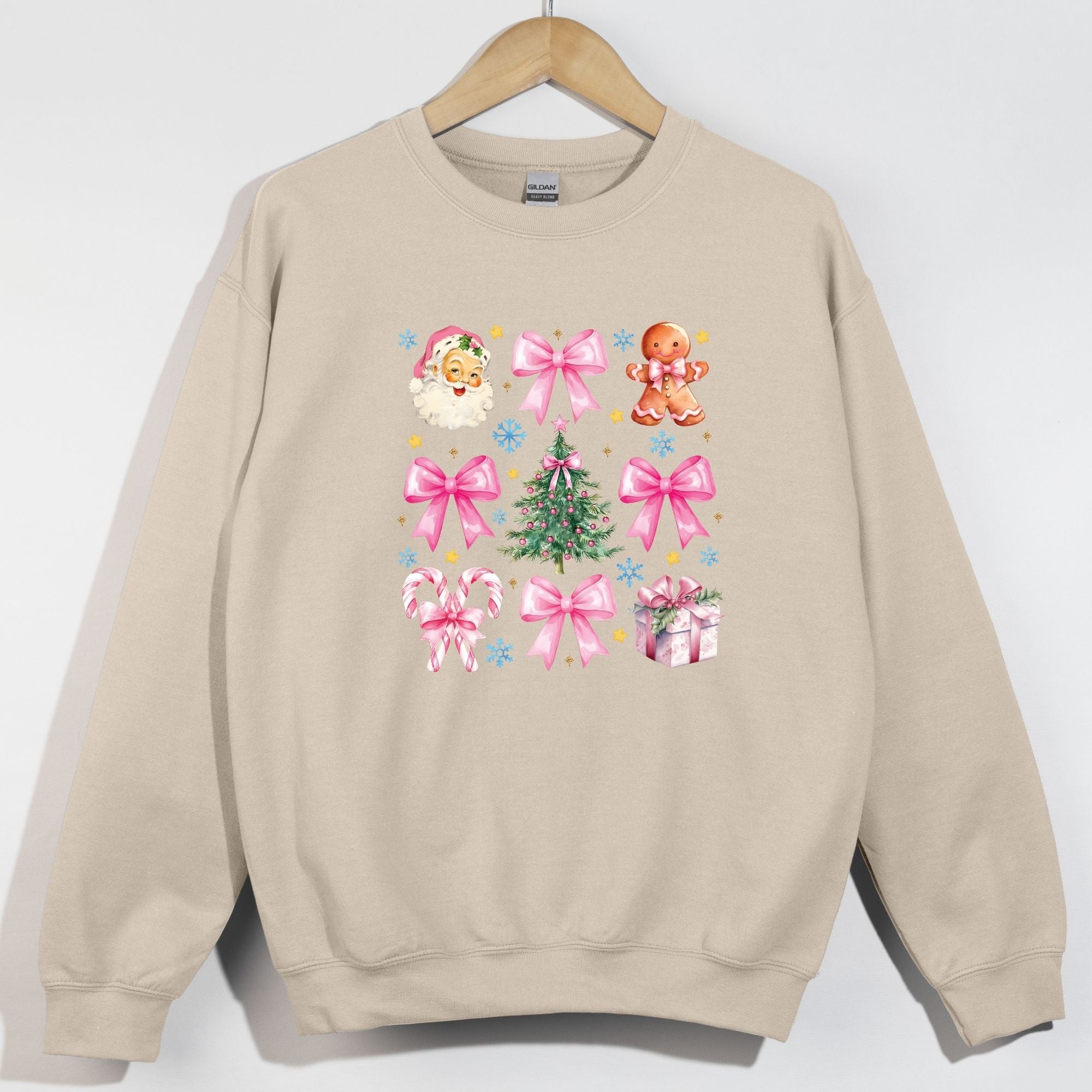 Soft Pink Christmas Collage Coquette