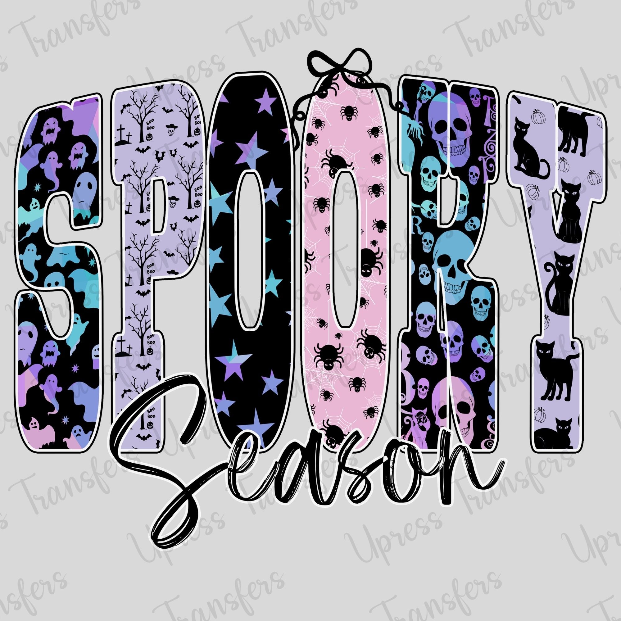 Soft Purple Patterns Spooky