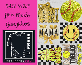 Softball Glam Mini