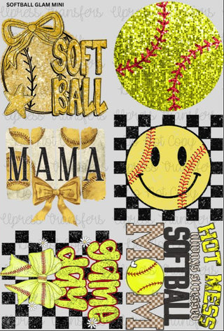 Softball Glam Mini