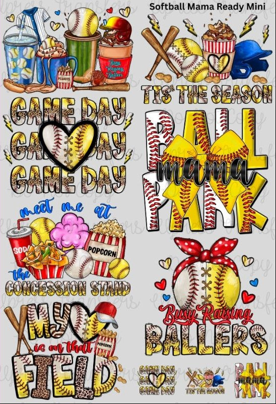 Softball Mama Ready Mini
