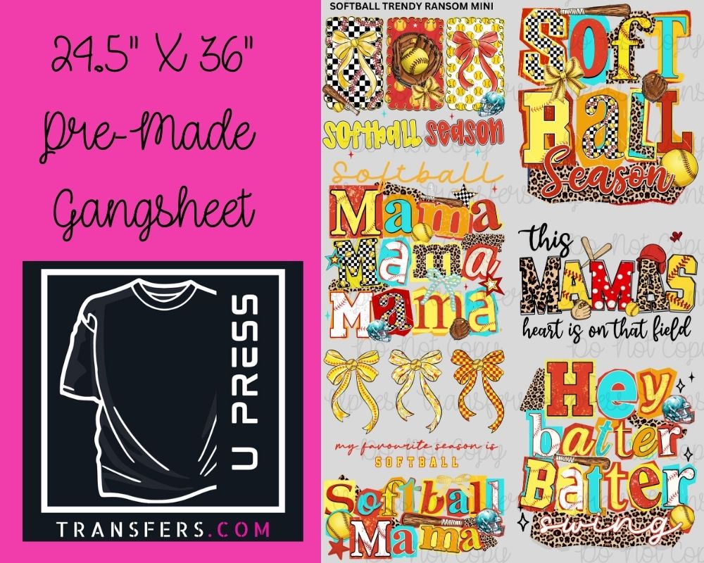 Softball Trendy Ransom Mini
