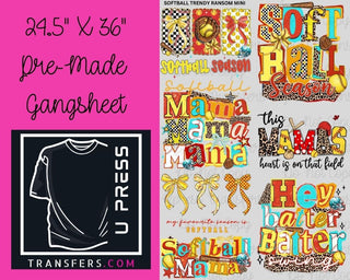 Softball Trendy Ransom Mini