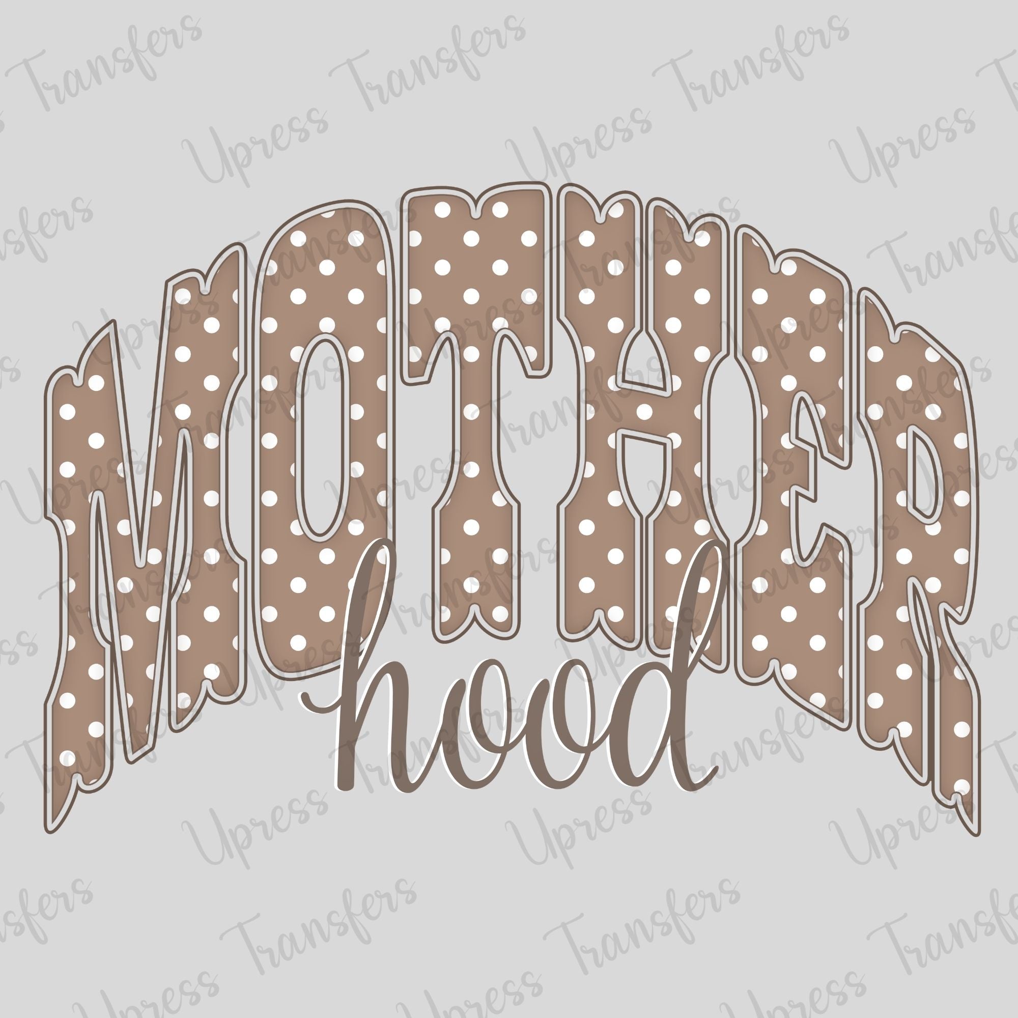 Soft brown Mother Hood