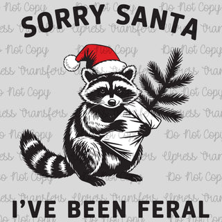 Sorry Santa Raccoon Tree
