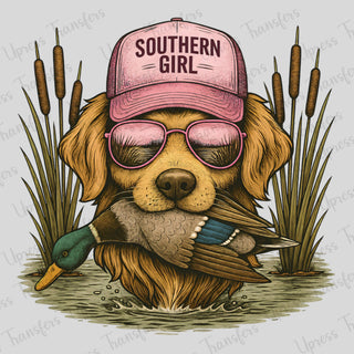 Southern Girl Dog Duck Hunt
