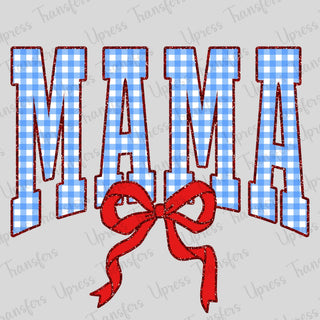 Sparkle Bpow Mama Blue Plaid