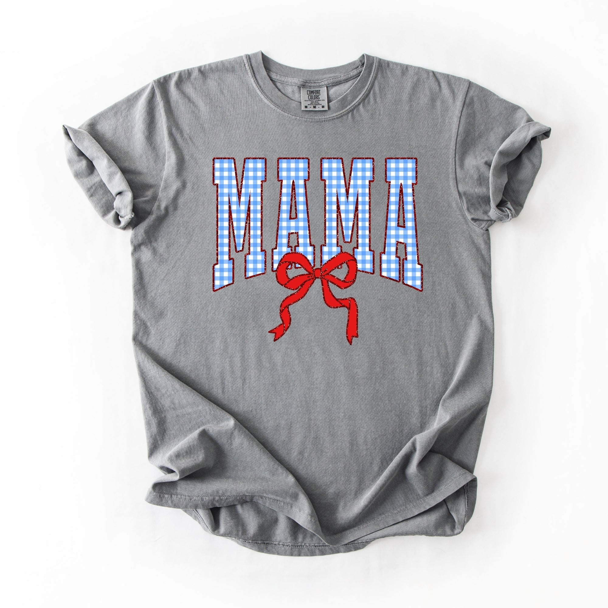 Sparkle Bpow Mama Blue Plaid
