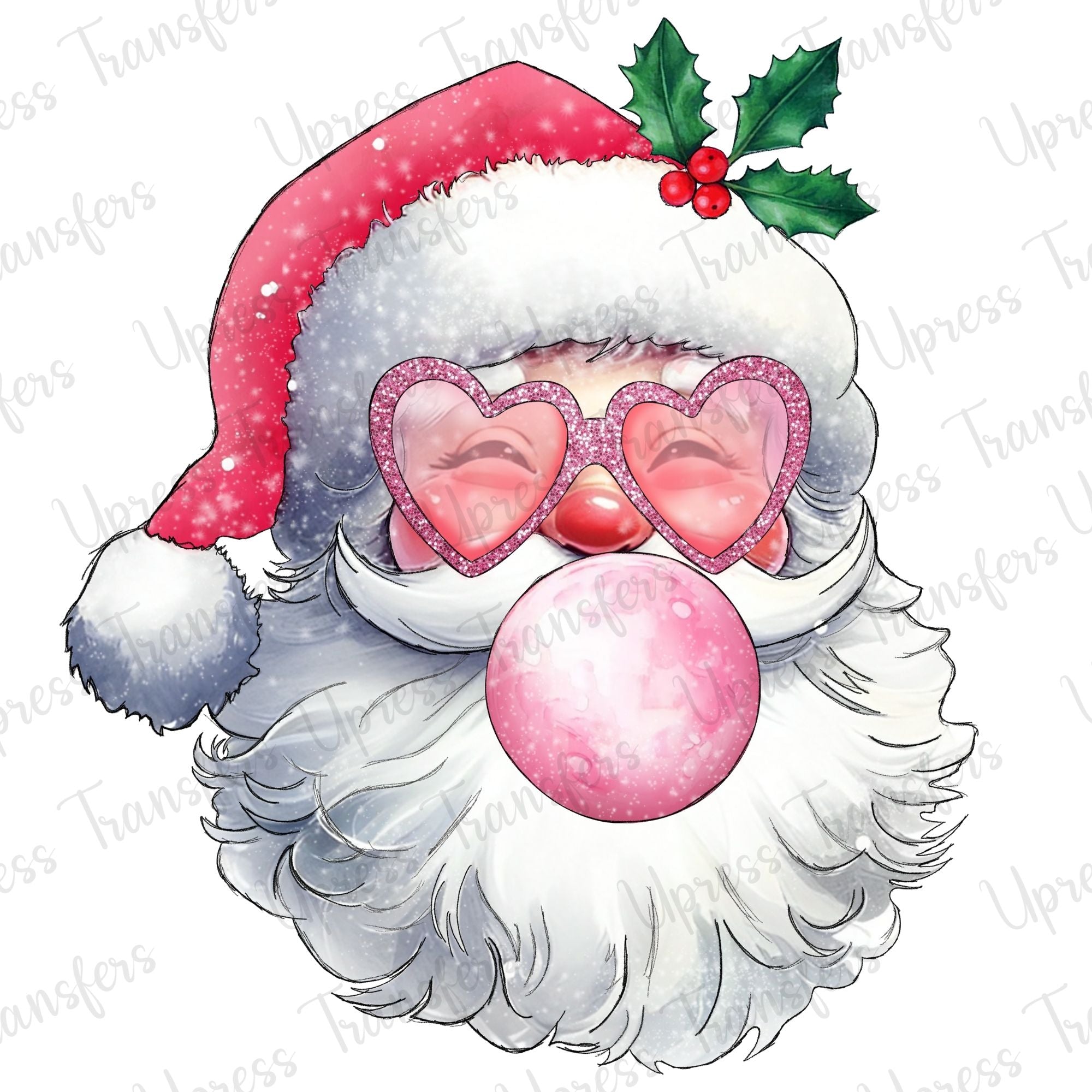 Sparkle Glasses Santa